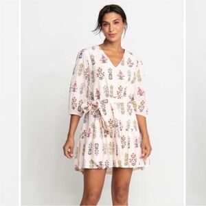 💗🐓Pink Chicken💗🐓 HALSEY Knee-Length Dolman Sleeve V-Neck Sundress